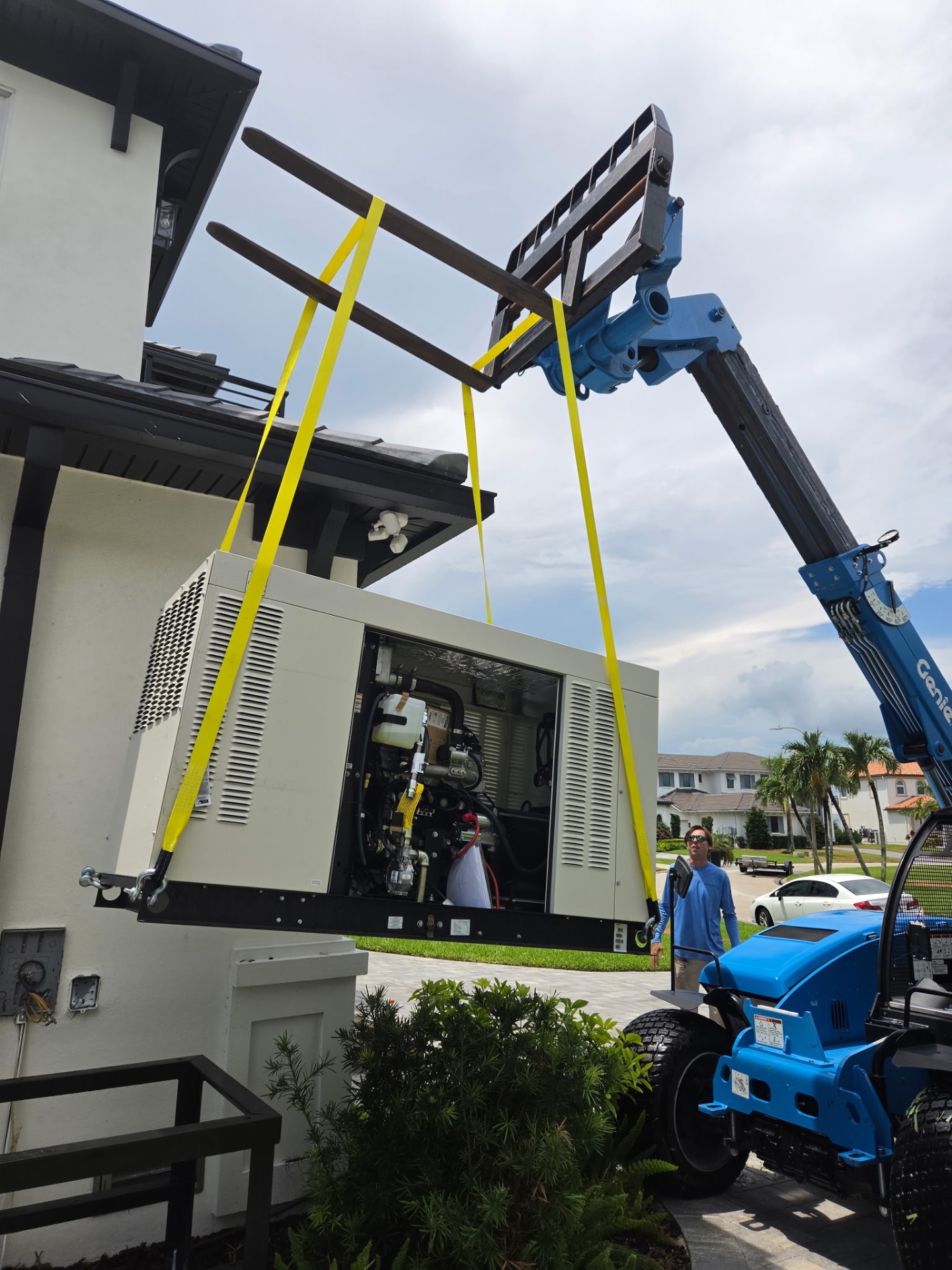 Setting a Commercial Generator