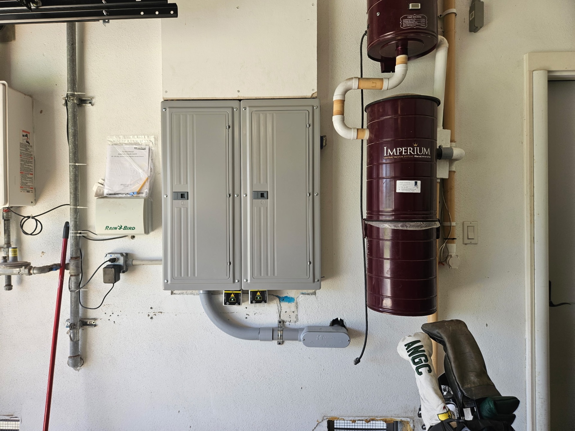 Dual Panel Garage Install